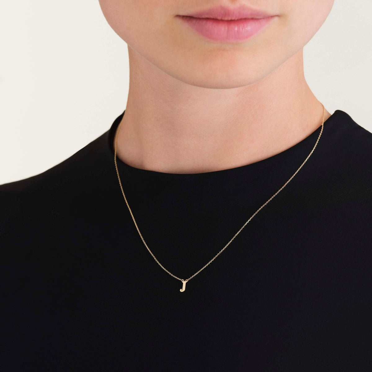 Initial Necklace J leftcolumn