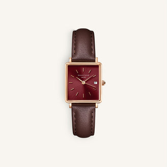 Boxy XS Dark Brown Leather leftcolumn