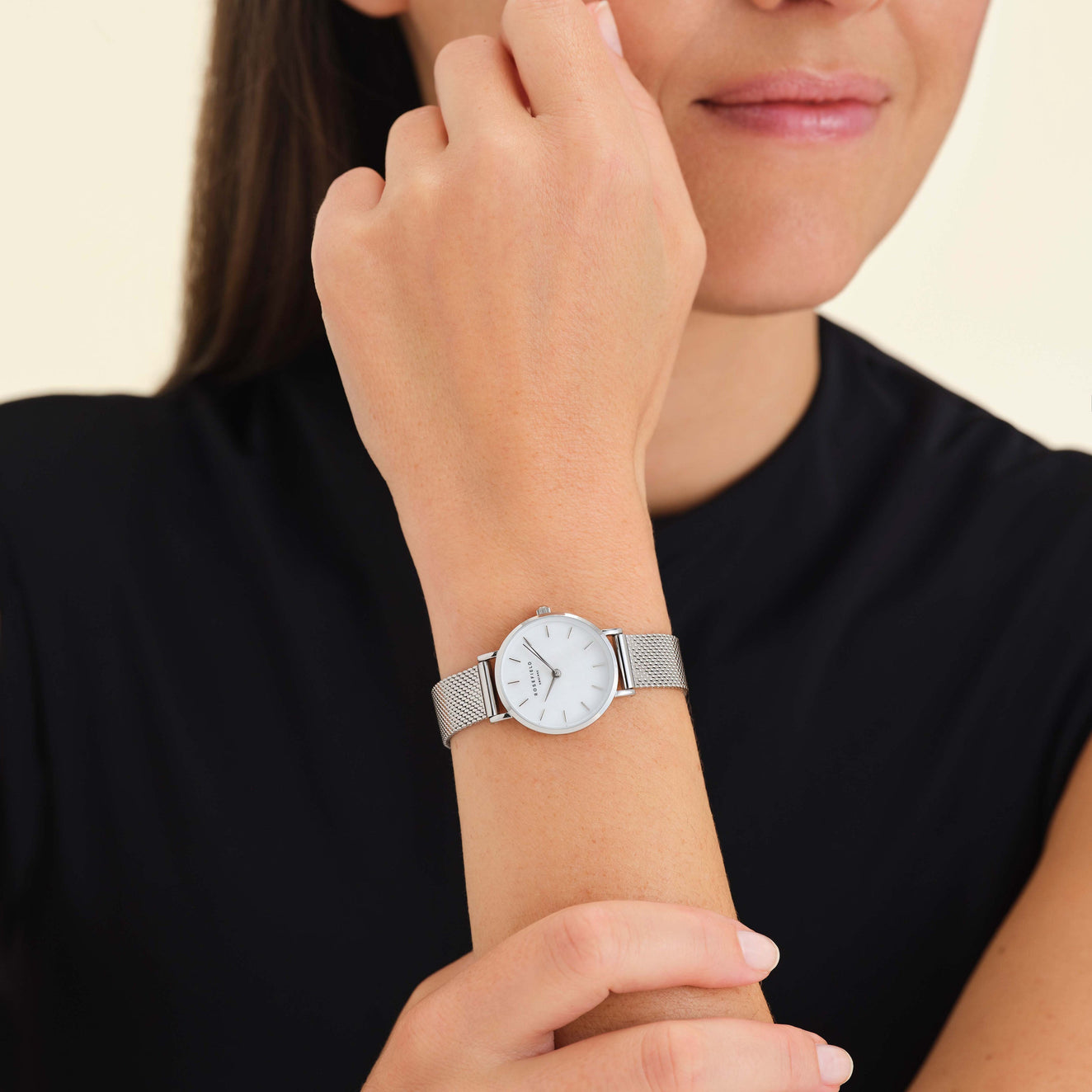 Small Edit Pearl Silver | Rosefield Official
