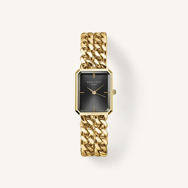 Studio Double Chain Black Gold Rosefield Official