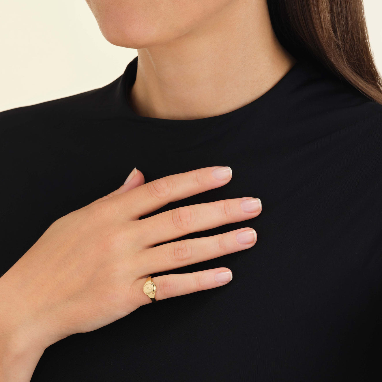 U*G様 oval pinkie ring W OVY Oval Pinky Signet | J.Hannah Jewelry