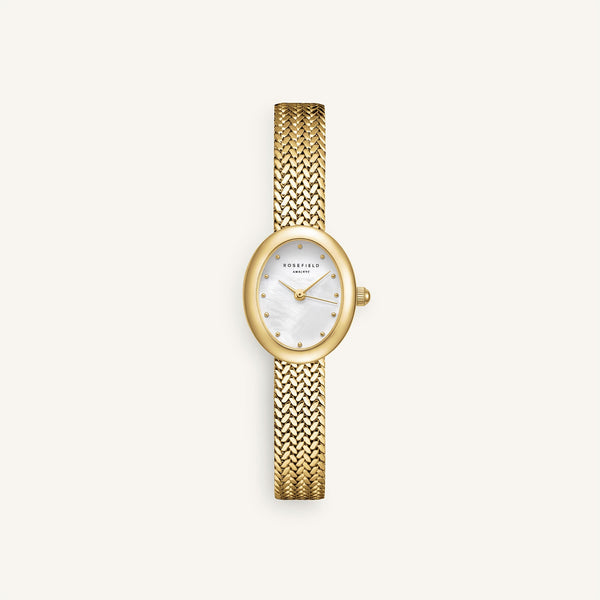 gold ladies dress watch Mini Oval Quartz Brand I Made Anna's Coronation Adult Dress:12 US under$150