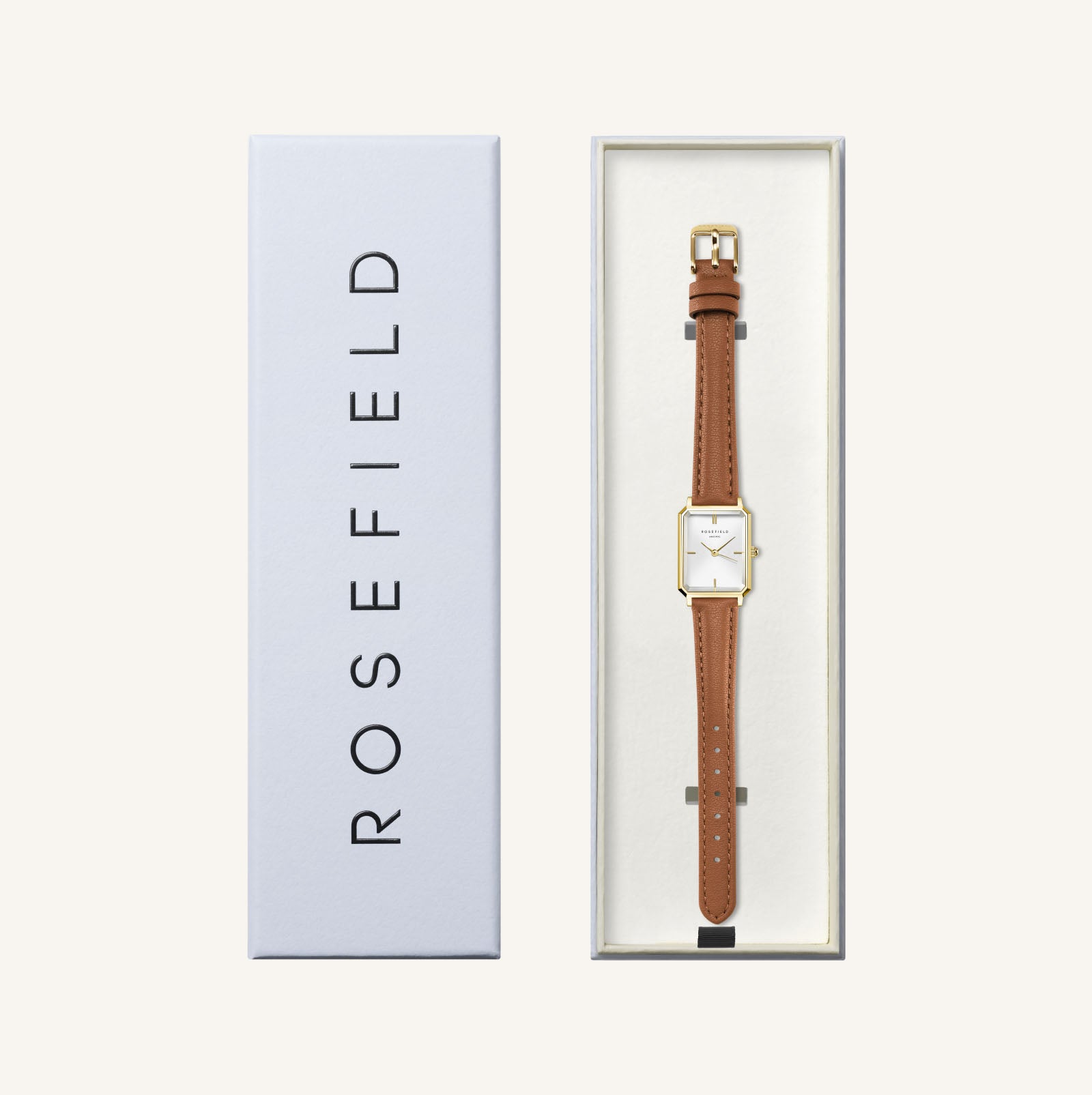 Rosefield Octagon XS Camel Leather - OWGLG-O85 WATCH Rosefield Octagon XS Camel Leather - OWGLG-O85 WATCH