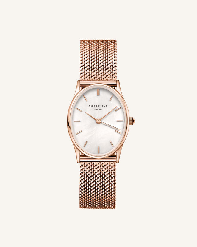 Oval Pearl Rose Gold